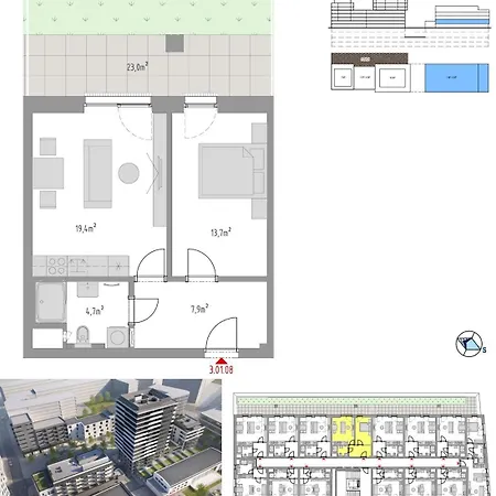 Apartmán Nový S Terasou, Soukromé Parkování
