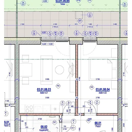 Klimatizovany Apartman S Terasou, Soukrome Parkovani